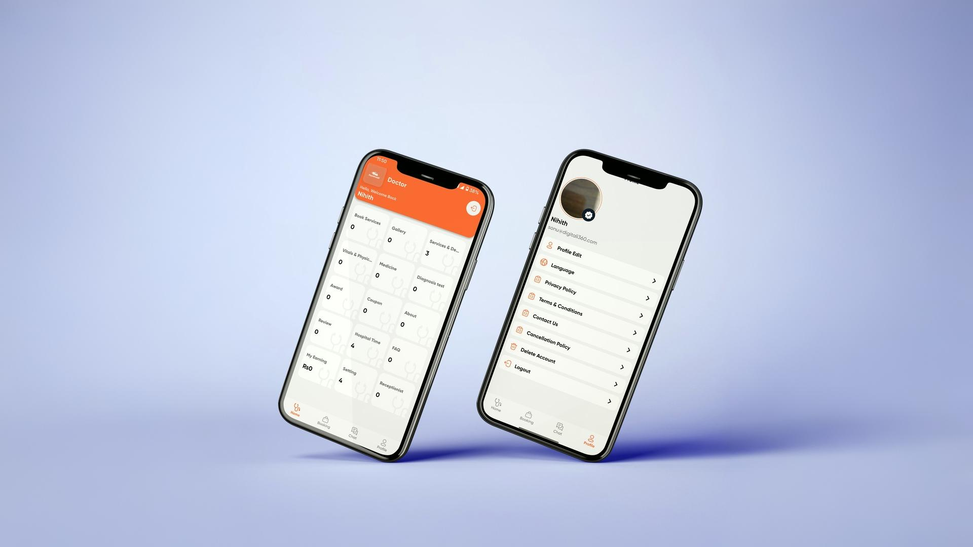 RapidMedik Doctor App Mockup
