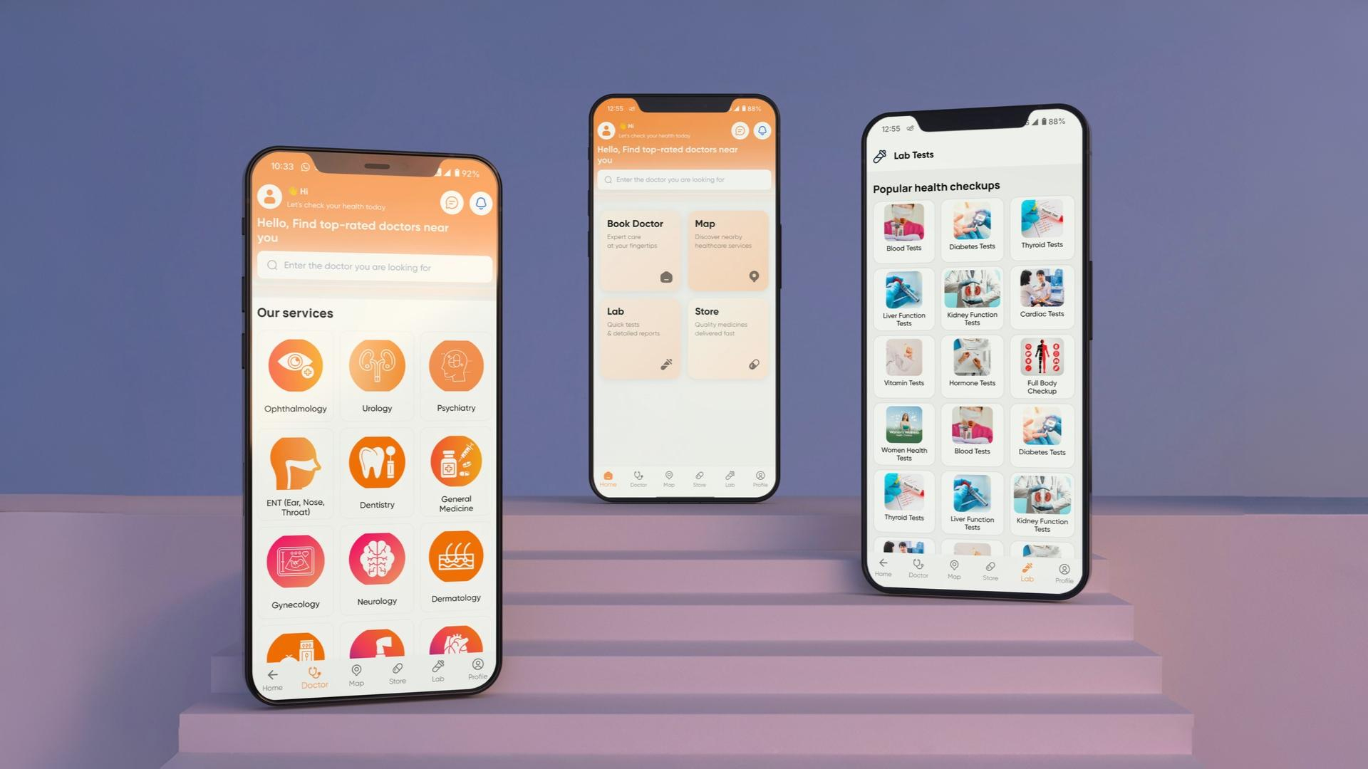 RapidMedik User App Mockup