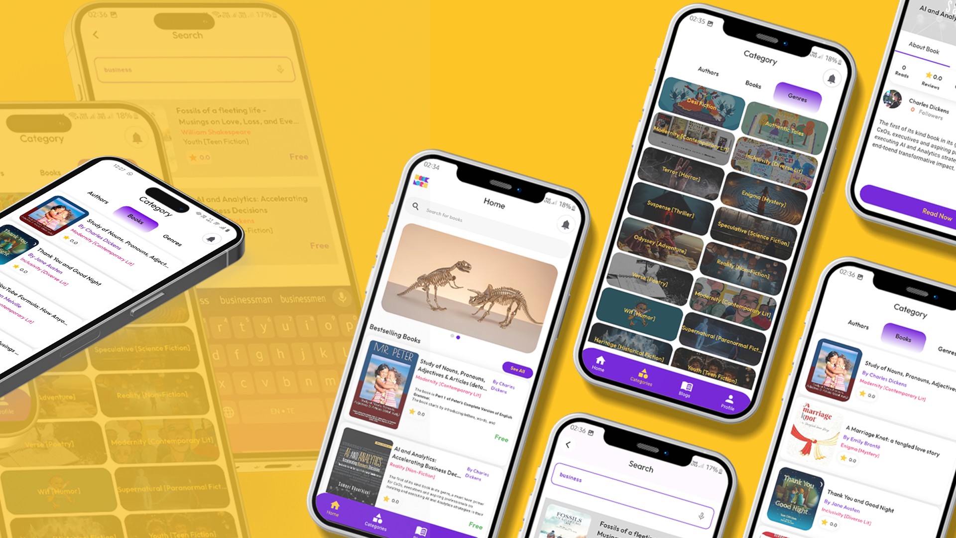 Booklore App Mockup