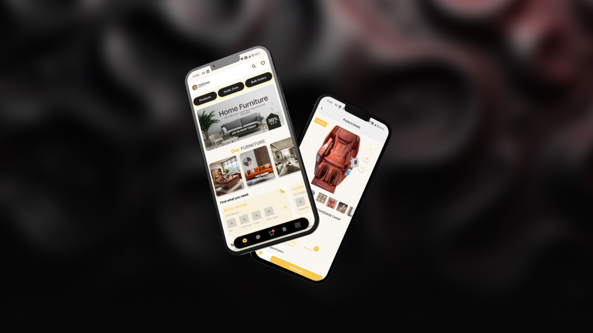 Zedcasa App Mockup